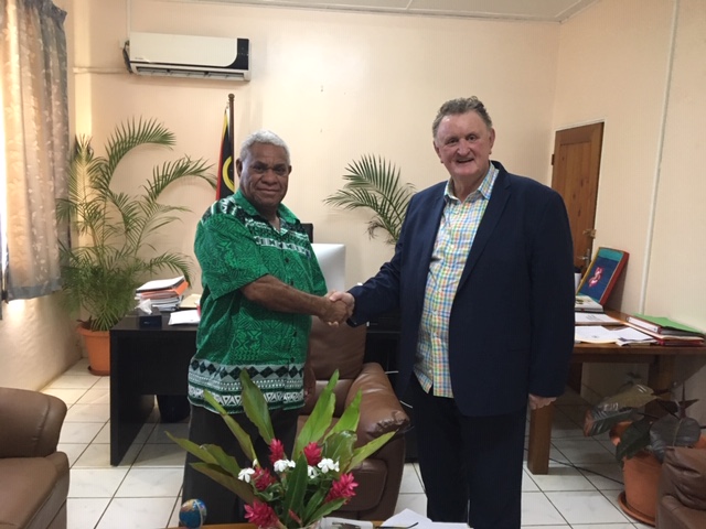 Richard with DPM of Vanuatu 12.4.2019